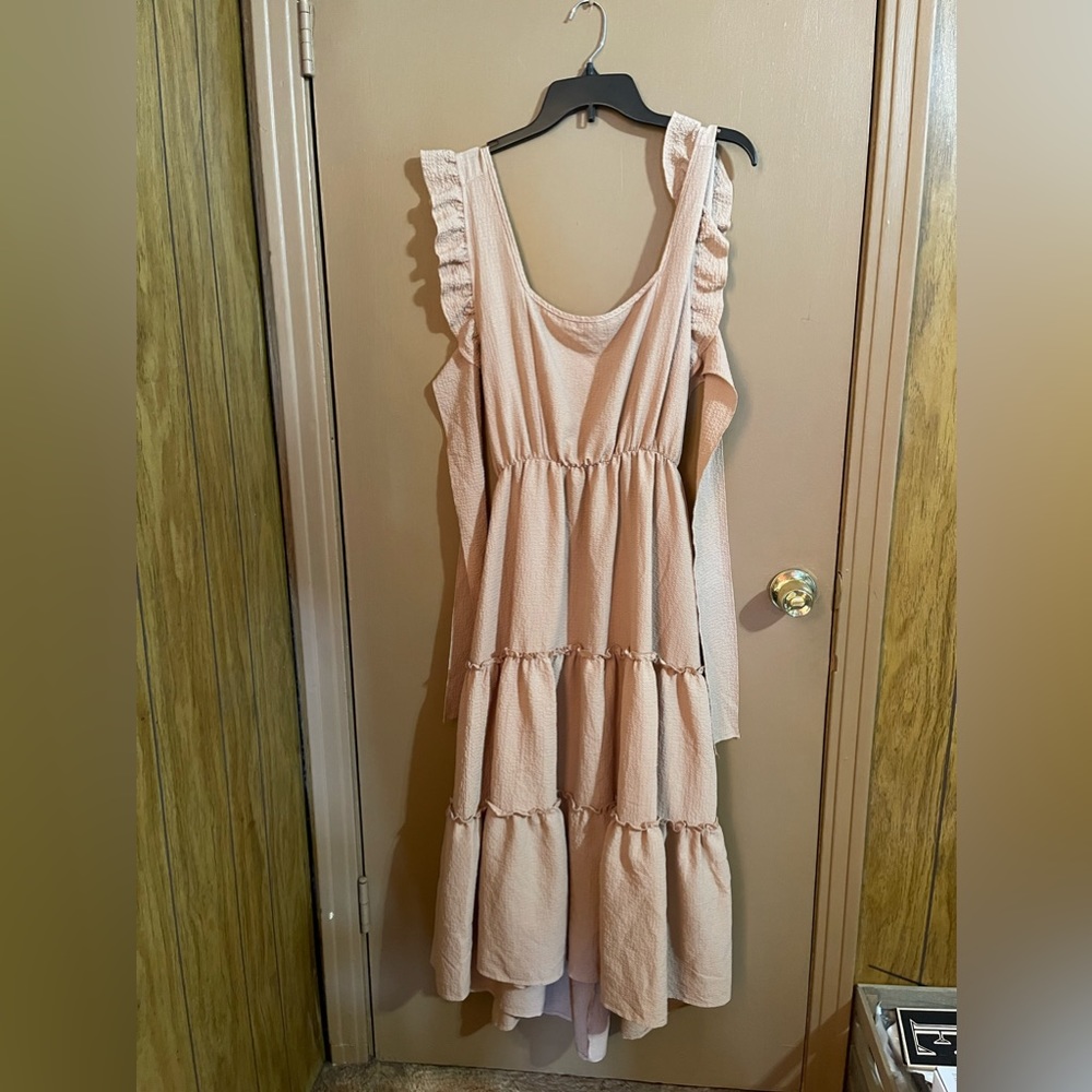 XL Beige summer dress